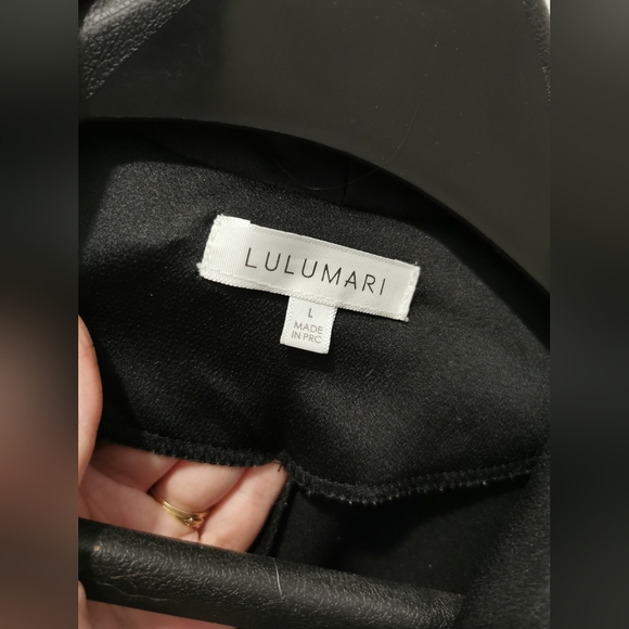 Lulumari Black Robe with Floral Details - Picture 4 of 5